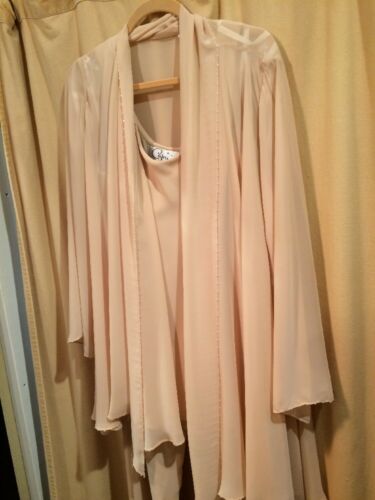Capri By Mon Cheri Champagne Mother Of The Bride Pant Suit Size 12