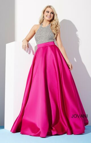 Jovani Crystal Formal or Prom Ball Pink Gown Size 0 MSRP$760