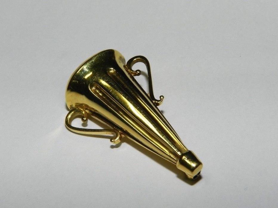 18 KT Boutonnieres Vase Pin One-of-a-Kind
