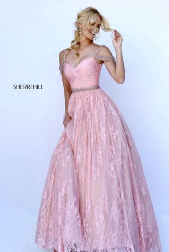 BRAND NEW Stunning Sherri Hill 50595 Pageant Prom Formal Gown Dress Sz 0
