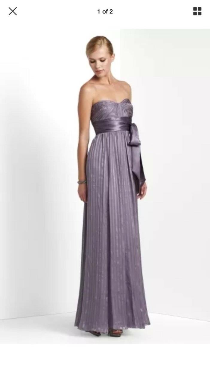 BCBG Maxazria - Wisteria Stripe Silk Gown Size 12   **NEW