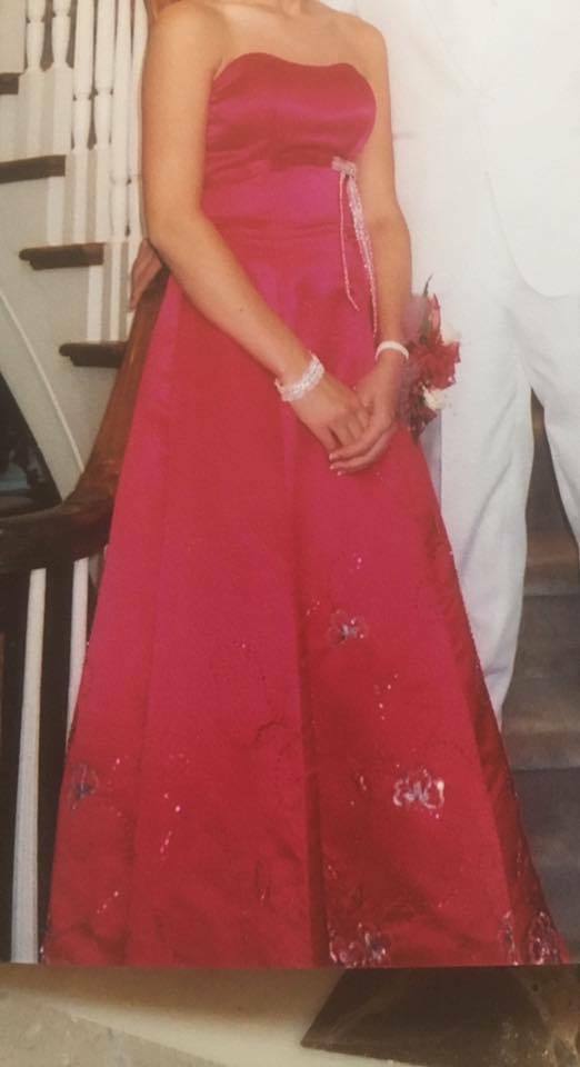 Precious Formals Prom / Formal Dress Size 4 Raspberry Color