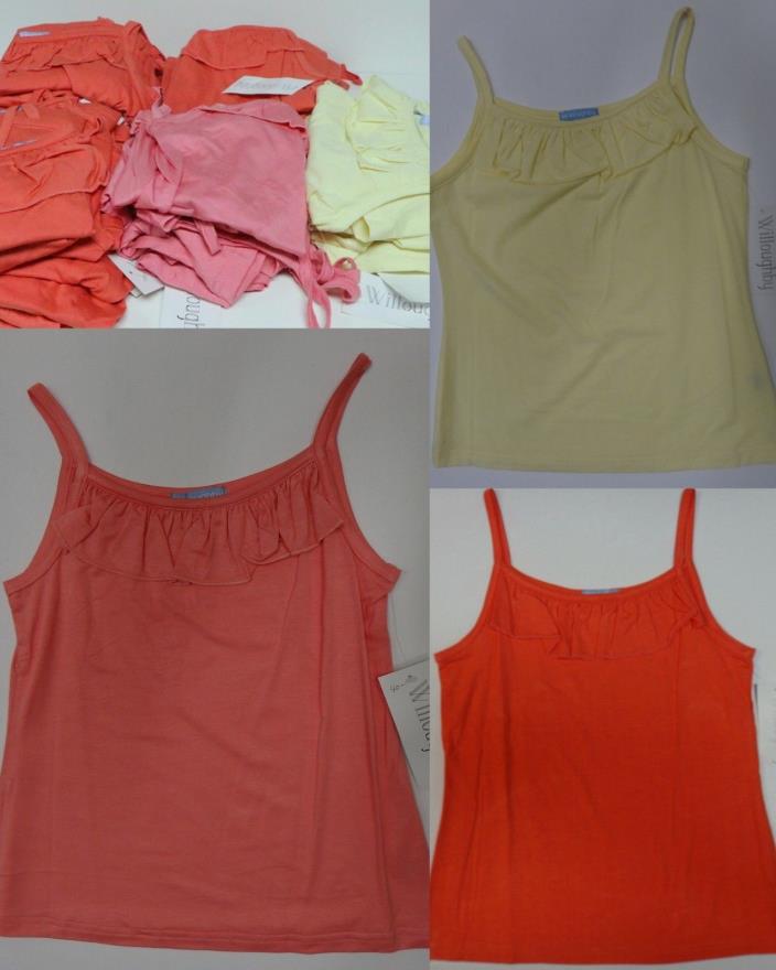 WILLOUGHBY LOT of 35 GIRL'S SPAGHETTI STRAP TOPS BOUTIQUE CLOSE OUT RESALE NEW