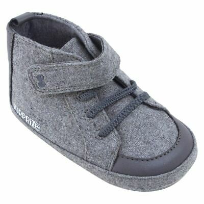 Wholesale Case of 6 Pairs of Stride Rite High Top Shoes Gray 12-18M