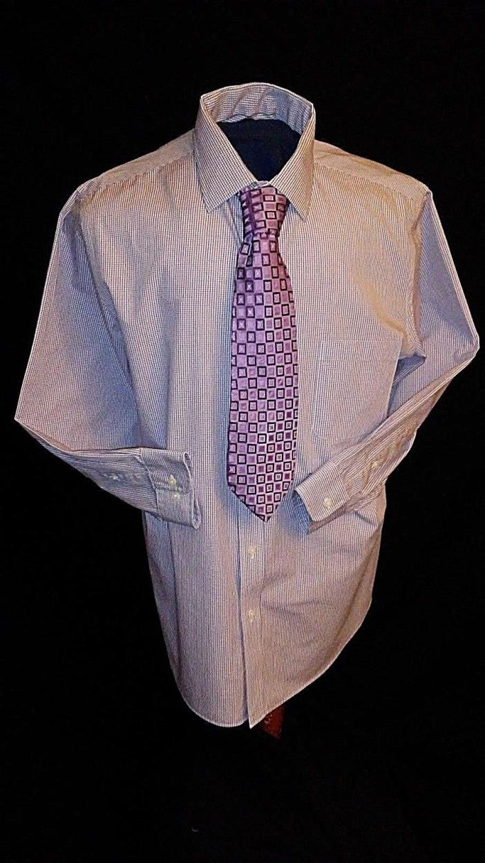 Croft and Barrow Classic Fit, Easy Care, Men's Dress Shirt, Size XL, 17.5, 32/33