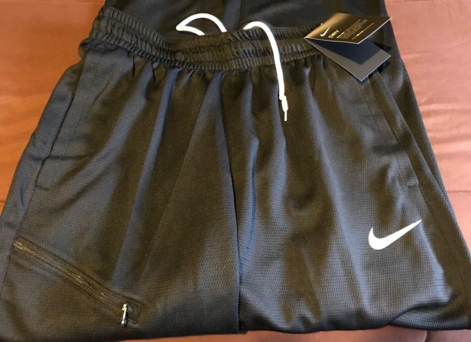 NWT Nike Dri Fit Pants Black Men’s Basketball medium M New