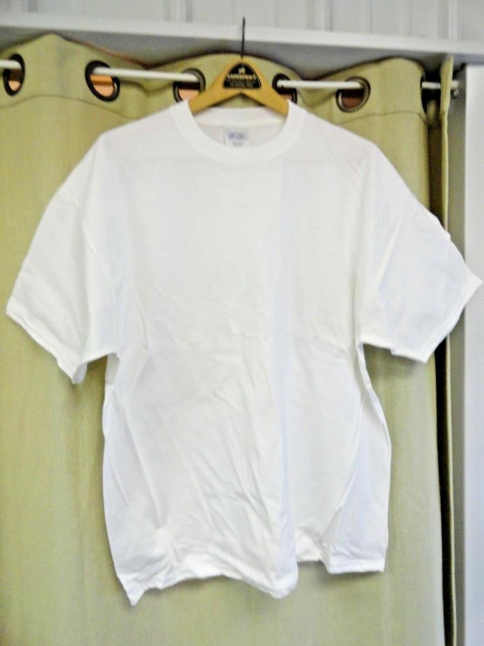 (72) New T-Shirts - Port & Company - 100% Pre-shrunk Cotton - White - XL