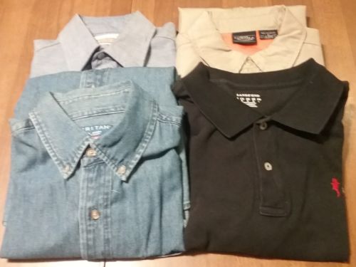 Men's Shirts Lot Of 4 Short sleeves Size Medium