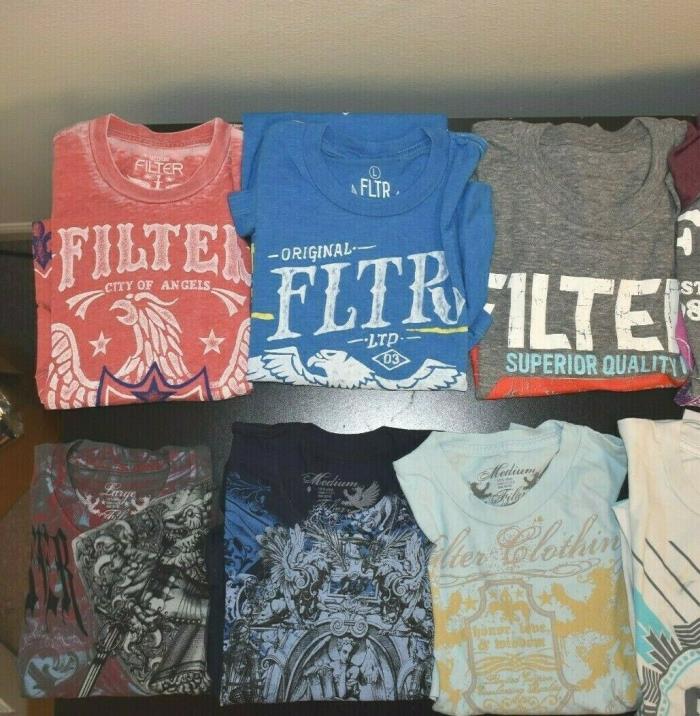 Wholesale Lot Mens T Shirts 2nd Quality FILTER Assorted Prints Original Samples