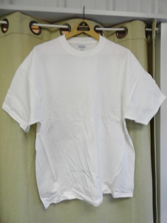 72 T-Shirts - Port & Company - 100% Pre-shrunk Cotton - White - XL - Blanks