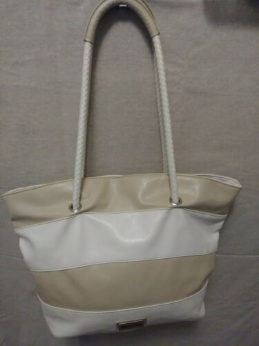 New kenneth cole reaction handbags. Style tote, tan and ivory.