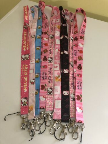 Lot Of 35 Hello Kitty Lanyard Key Chain Multi Colored Resale