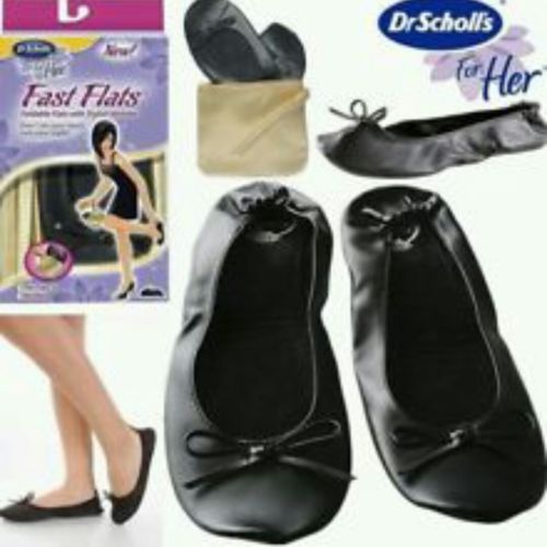 Dr. Scholls Women's Fast Flats Sz 5-6 W. Gold Wristlet *BNIB*  Case of 12 pairs.