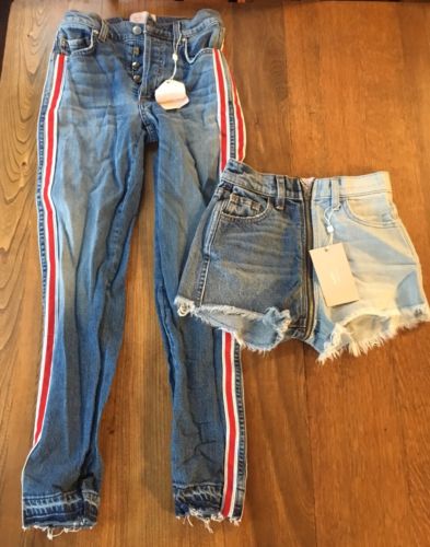 Revice Denim Yin Yang Shorts and Jeans Size 24 Lot Of 2