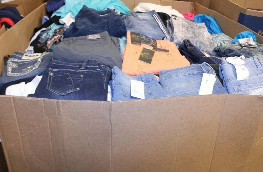 Huge Pallet Wholesale Lot 750+ Items Women's Jeans/Tops/Dresses/Pants Asst Size