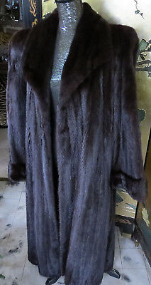 Black Mink Fur Coat Full Length, Shiny, Soft, SIMPLY STUNNING!!! EMBRY'S