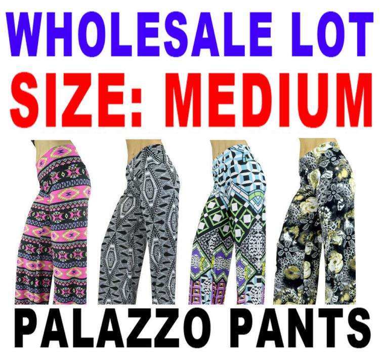 25pc Wholesale Lot NEW Size:MEDIUM Womens Leggings Palazzo Pants Aztec Chevron
