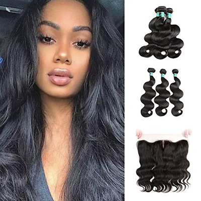 ALI GRACE Brazilian Body Wave Uprocessed Remy Human Hair Extensions 3 bundles to