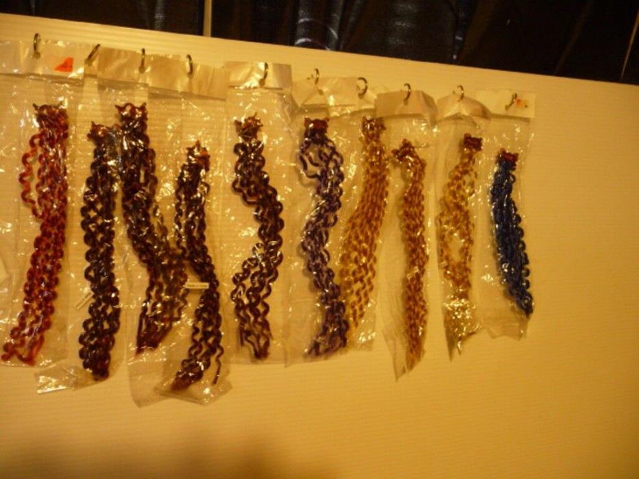 Lot of 10 Clip in Human Hair Weaves Assorted colors 9