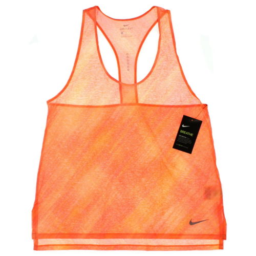 Nike Womens Sunset Glow Breathe Running Tank Size Large