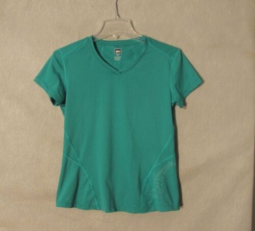 REI Shirt Green Short Sleeve Athletic Top Women's XSmall Inv#Z8914