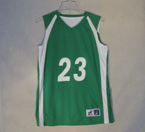 Z8027 Women's Alleson Athletic Reversible Lady Irish Green/White Jersey-Medium