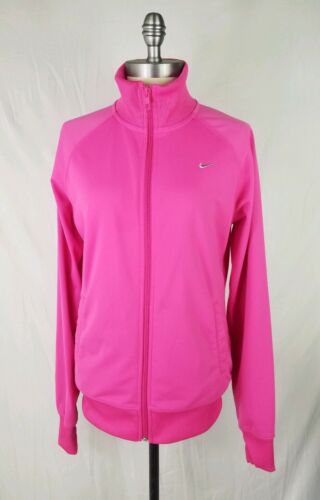 Nike The Athletic Department Womens Size M Pink Soft Full Zip Sweater