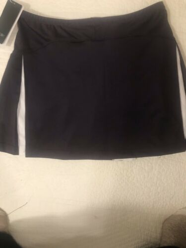 NWT Reebok Women’s Play Dry Small Tennis Skirt Black with White Panels