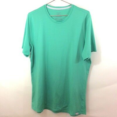 Patagonia Women's Athletic Seafoam Teal  Short Sleeve T Shirt, Size XL