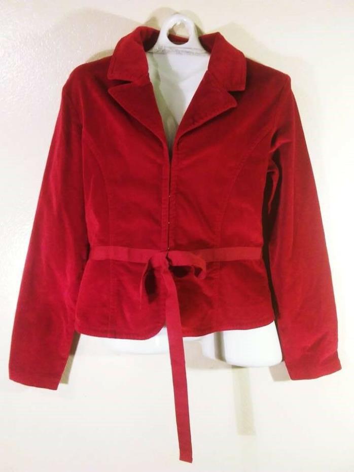 SO real .so right women's vest , size L , color red long sleeve