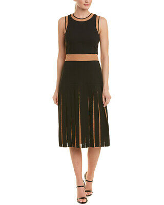 Michael Kors Collection Womens  Silk-Lined A-Line Dress, 4