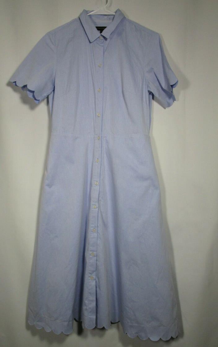 Banana Republic Women's Retro-Vintage Style Short Scallop Dress Size 6