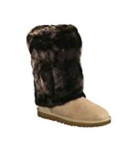 Faux Fur Boot Covers Leg Warmers Boot Sleeves for Ugg and Bearpaw Boots NWT