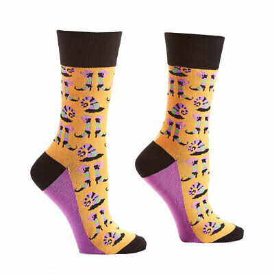 Yo Sox Women's Colorful Novelty Halloween Crew Socks