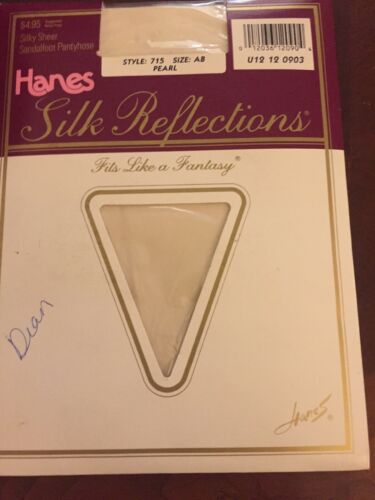 Hanes Pantyhose Silk Reflections Non-Control Top Pearl AB 715