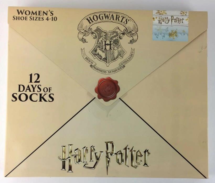 Harry Potter 12 Days of Socks Women's  Sz4-10 New