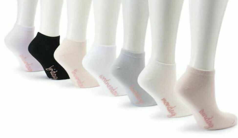 NEW LC Lauren Conrad 7-Pack Days of the Week No-Show Socks