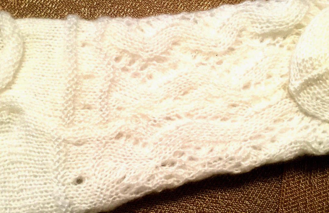 Long Women's Delicate Knitted socks/ Knee Highs, new, Hand knitted