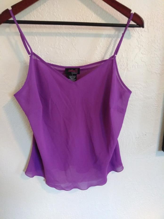 CLOTHING CO. CAMISOLE Women Large Pre-Owned Adjustable straps