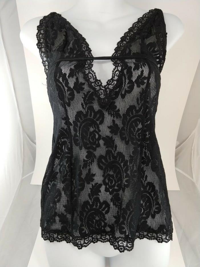 Victoria's Secret Negligee Camisole Top Black Size XS Sleepwear