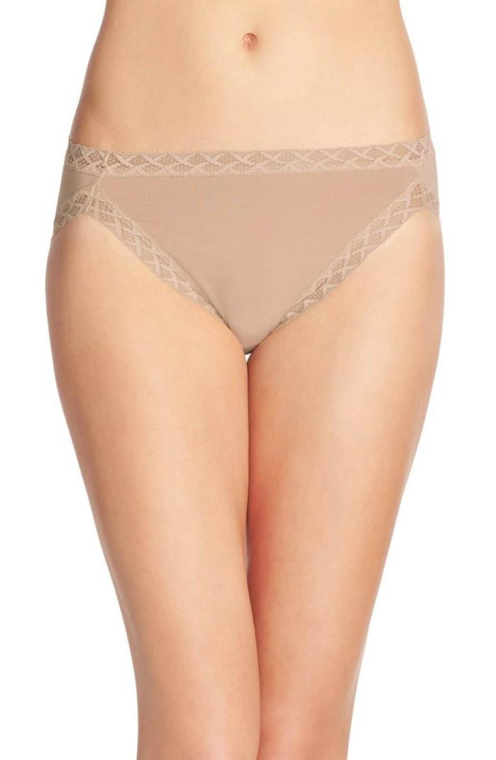 NEW NATORI 152058 BLISS COTTON FRENCH CUT BRIEF 3 PANTY BUNDLE SIZE XL