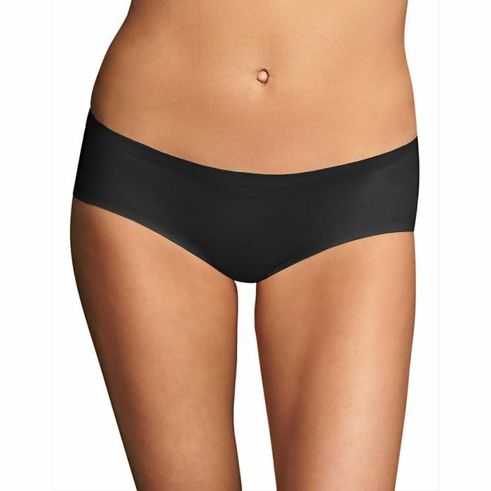 MAIDENFORM XL/8 40753 Smooth Hipster Panty Blk Black Extra Xtra Large New NWT