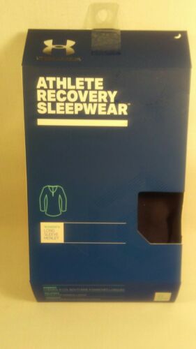 NEW Under Armour Athlete Recovery Sleepwear Black Henley Tom Brady Womens XS NIB