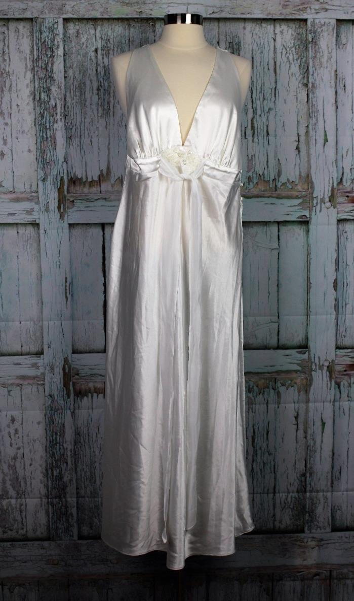LINEA DONATELLA Ivory Lingerie Embellished Lace Bridal Nightgown Nightie