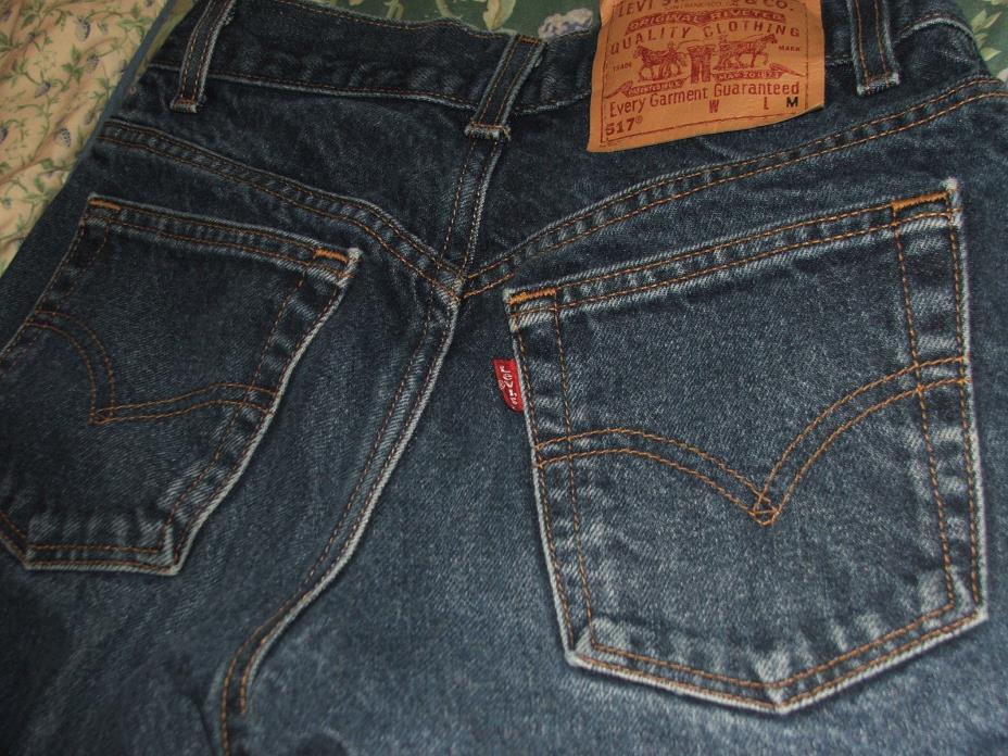 Levi Strauss 517 5 Jr. medium  Women/youth Slim Fit Boot Cut Jeans usa
