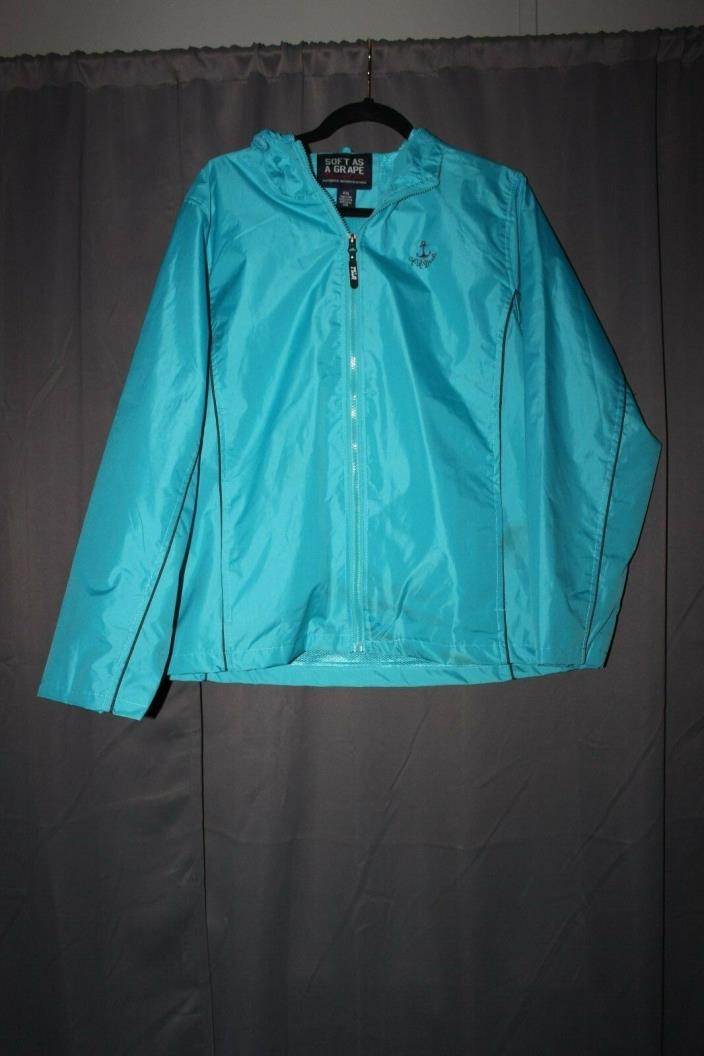 Woman's Plus Size Soft As A Grape XXL Water Repellant Nautical Jacket Size XXL