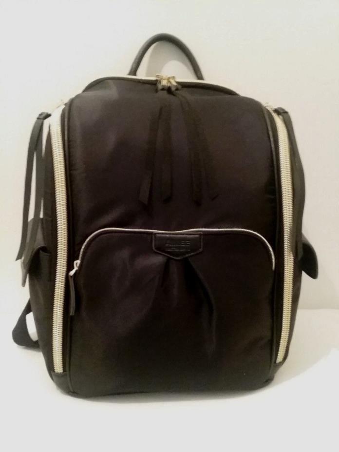AIMEE KESTENBERG Rome Backpack Padded Laptop Sleeve - Black Nylon - NWT (GT003K)