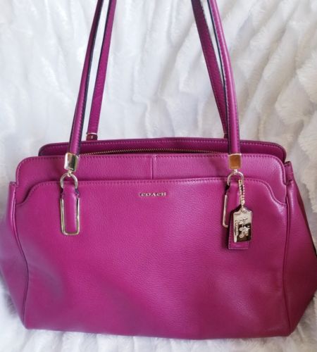 Coach Madison Kimberly Carrying (cranberry) Pink ! WoW! L@@K!!!