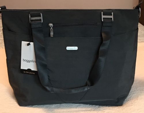 Baggallini Avenue Tote Charcoal Grey Baggallini Laptop Bag Travel Bag Briefcase