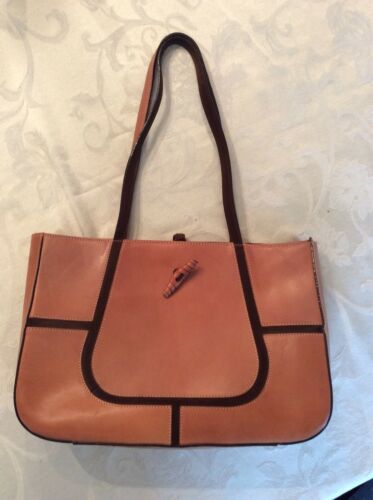 Claudia Firenza Made In Italy Genuine Leather Shoulder Bag NWOT